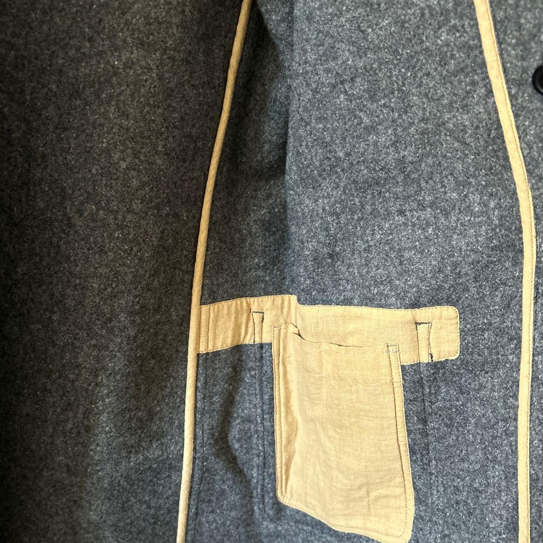 【美品】YAECA ウールリネンダッフルコート　Mサイズ