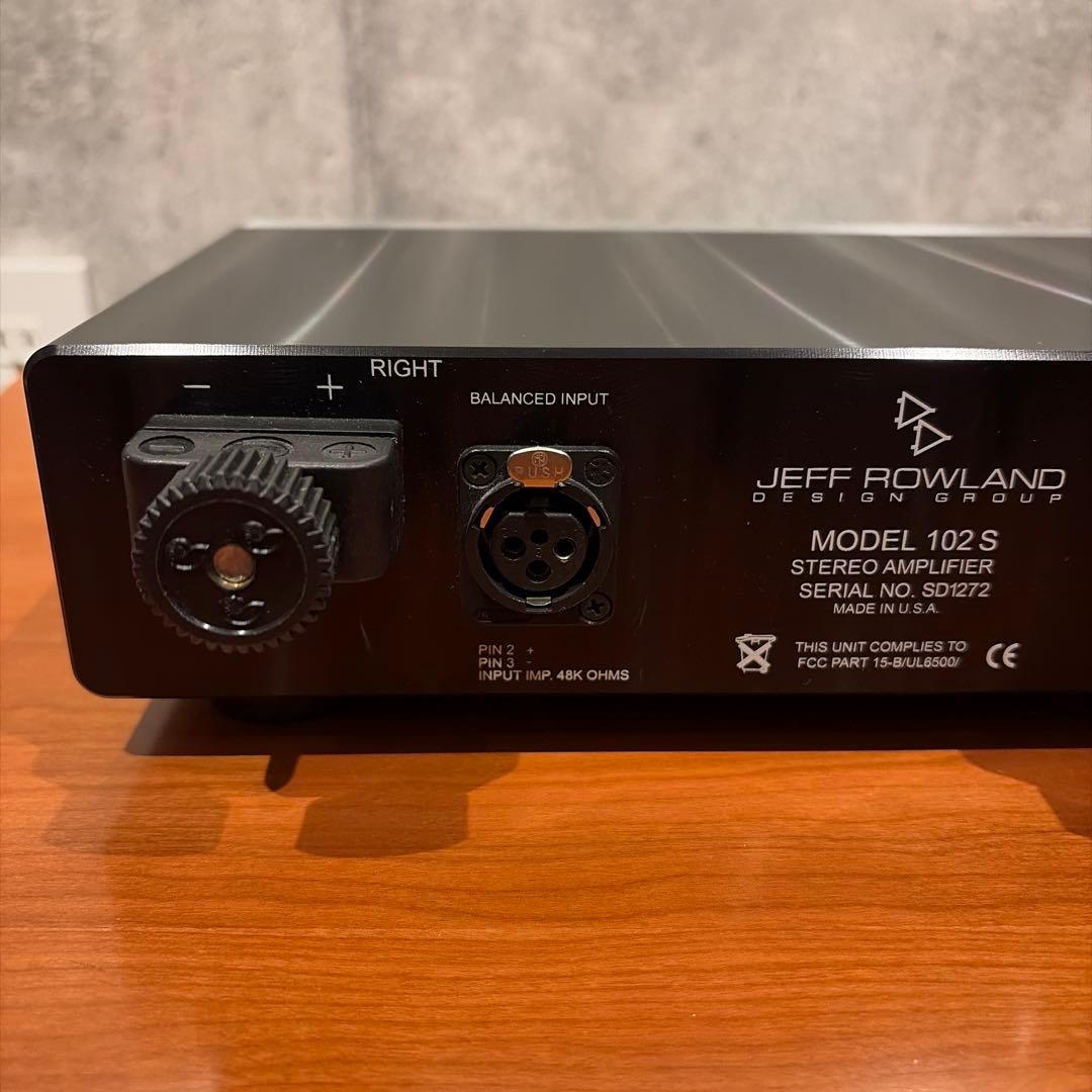 JEFF ROWLAND Model 102S パワーアンプ 美品