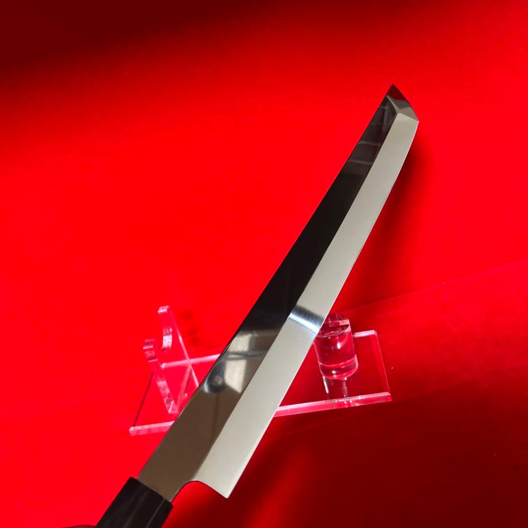 包丁　先丸型　尺　鏡面仕上げ　切味抜群箱付　未使用品