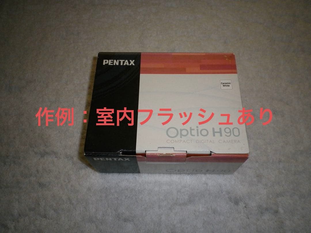 【動作確認済】PENTAX ペンタックス Optio H90 レトロコンデジ 白