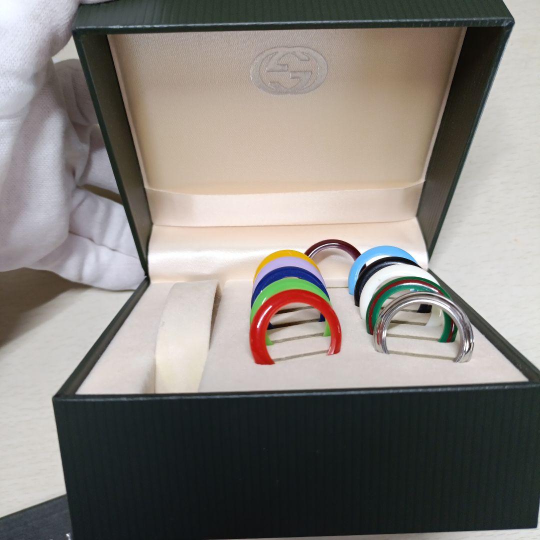 貴重なシルバー　GUCCI ベゼルチェンジ 時計　電池交換済