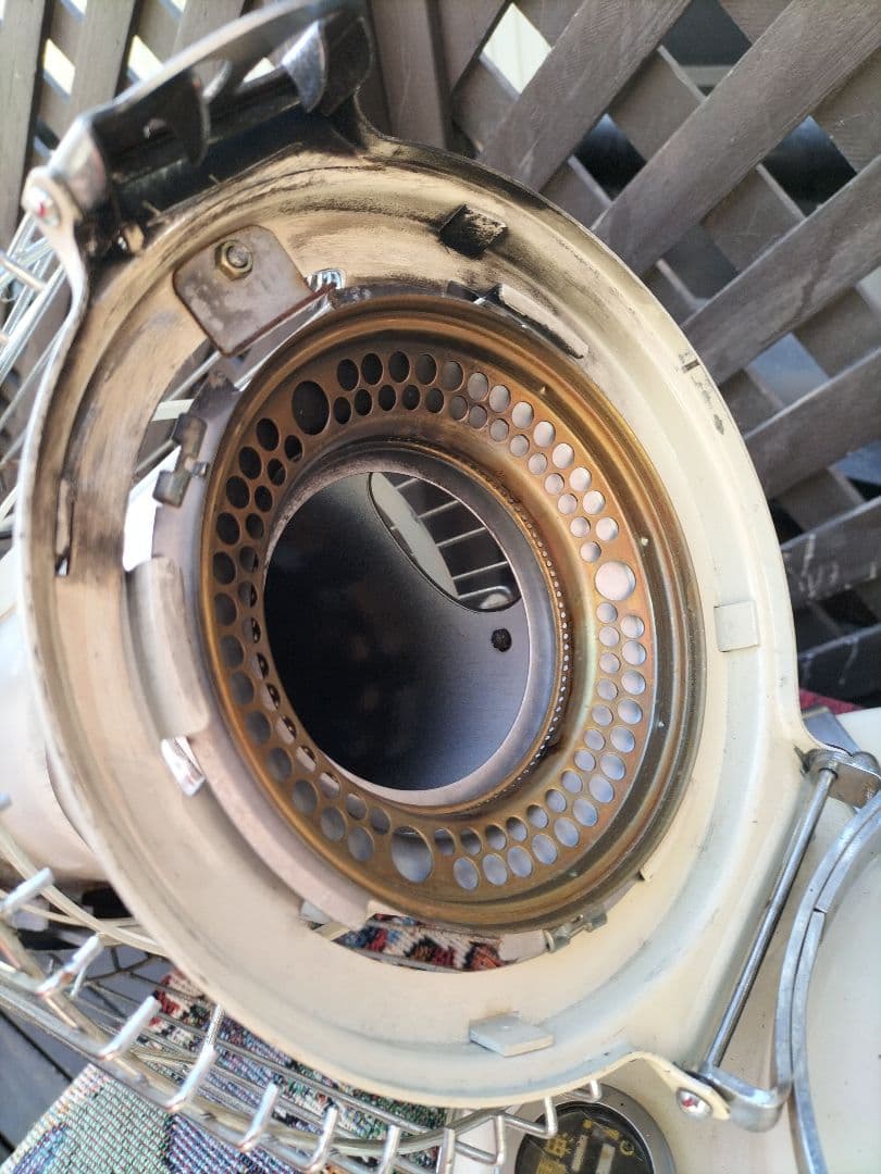 アラジンストーブ メンテナンス済み。純正芯交換済。取説付きです。ベージュ６