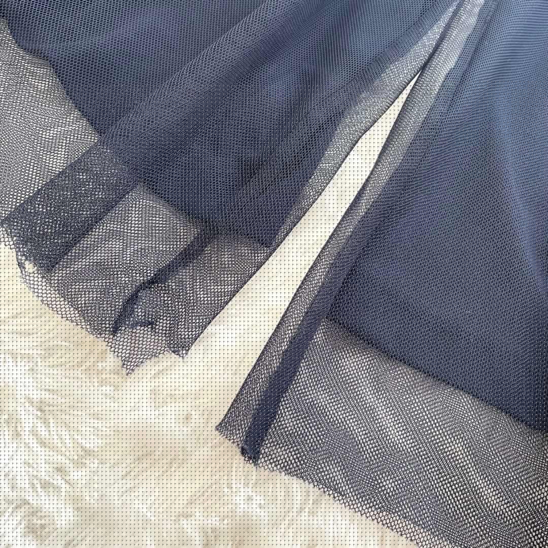 ブルーレーベルクレストブリッジ✨ソフトチュールパンツ　チェック　リボン　手洗い可