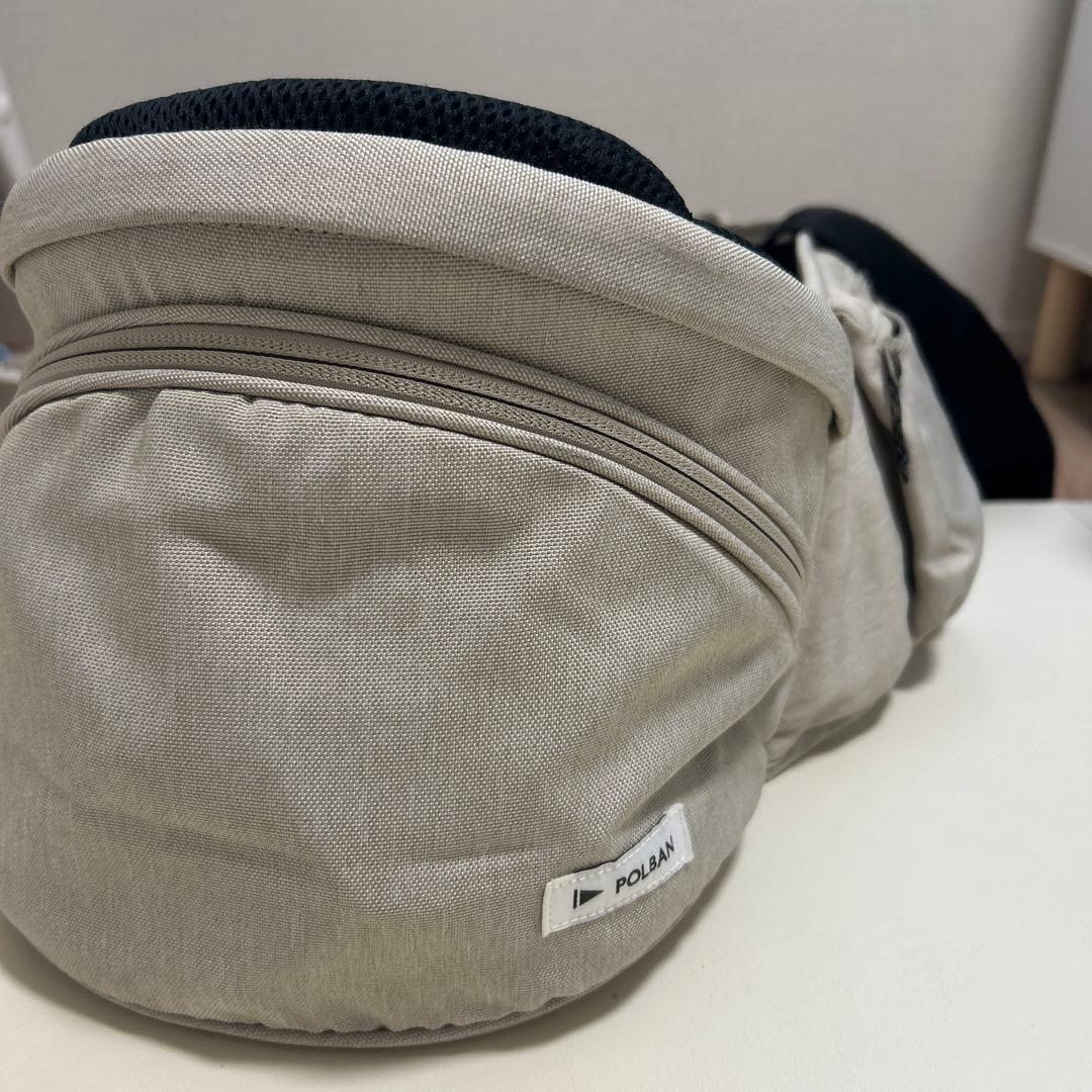 【美品】ポルバンアドバンス　ヒップシート　アイボリー2024年購入