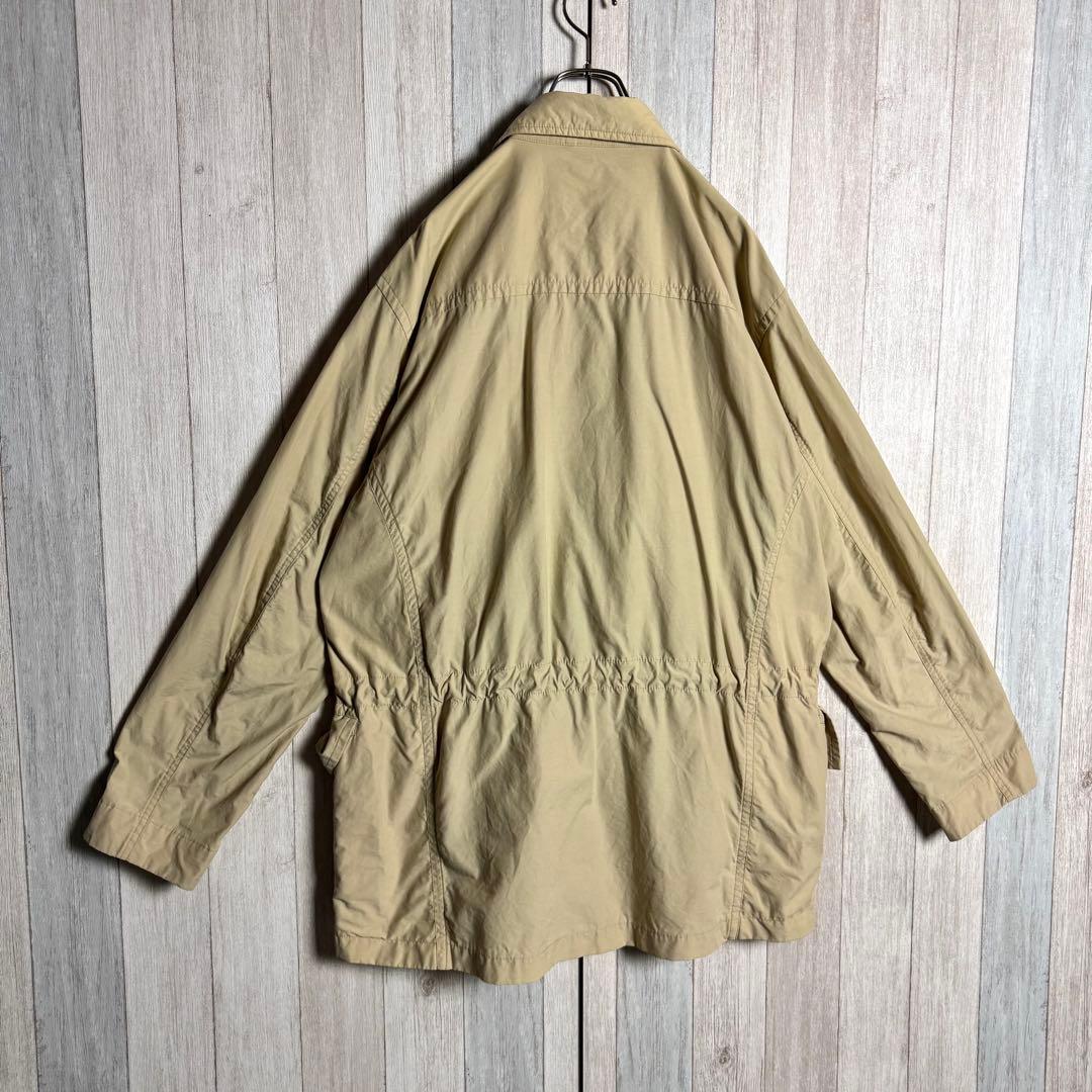 3163【希少・美品】90s ポロスポーツ ハンティングジャケット ベージュ
