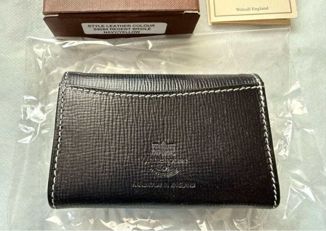 新品　ケース ホワイトハウスコックス　ネイビー