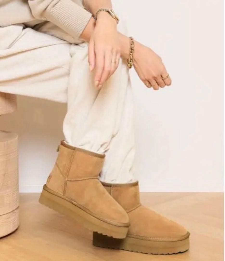 【とんちゃん】カラーズオブカリフォルニア MOUTON ブーツ