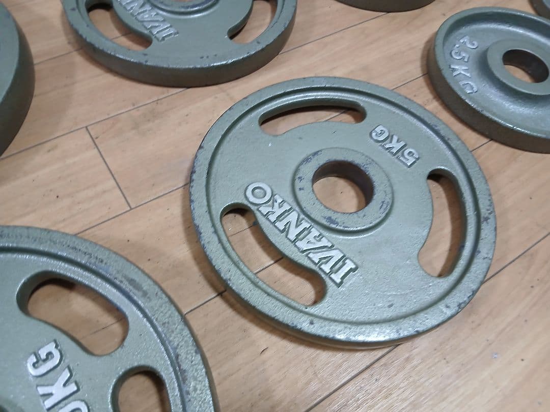 IVANKOイヴァンコ オリンピックプレートセット計67.5kg 穴径50mm
