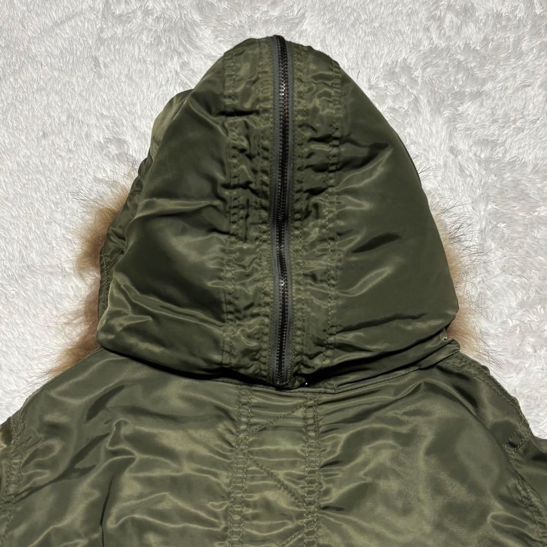 希少 美品 AVIREX N-2B ミリタリー ジャケット y2k ファー 短丈