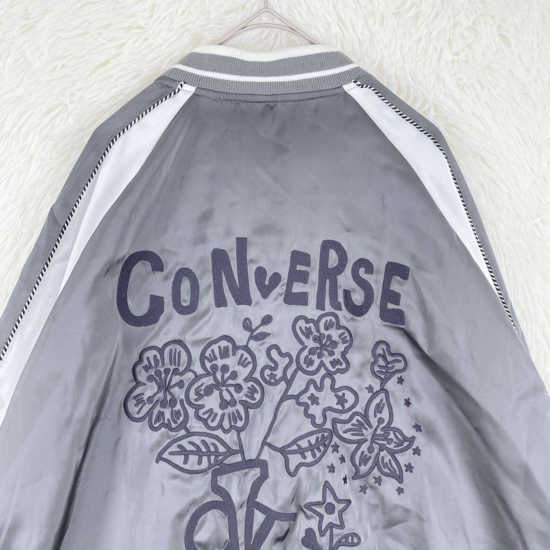 【コンバーストウキョウ】メンズ 長袖 スカジャン アウター F ダークグレー系