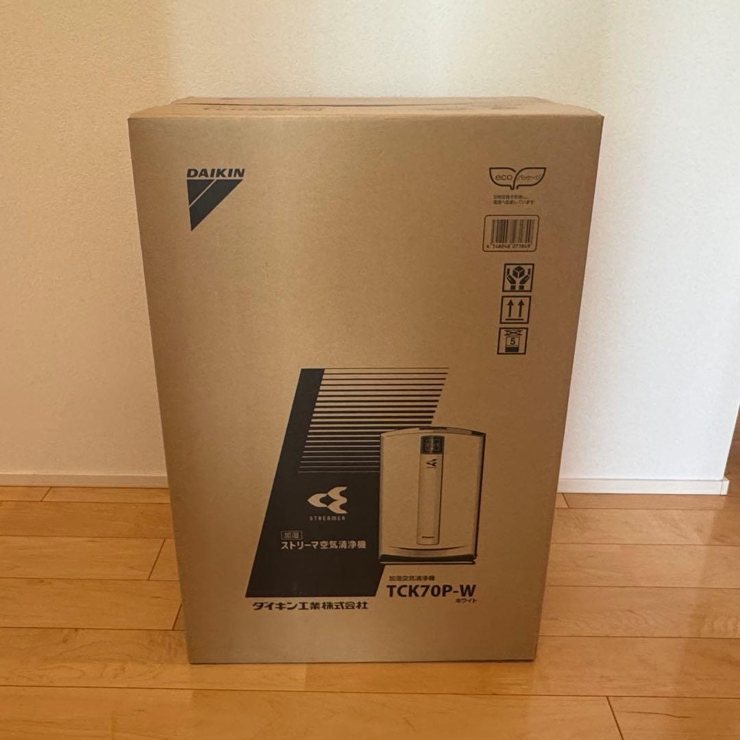 【未使用】 ダイキン 加湿 空気清浄機 TCK70P-W 新品未使用品 未開封