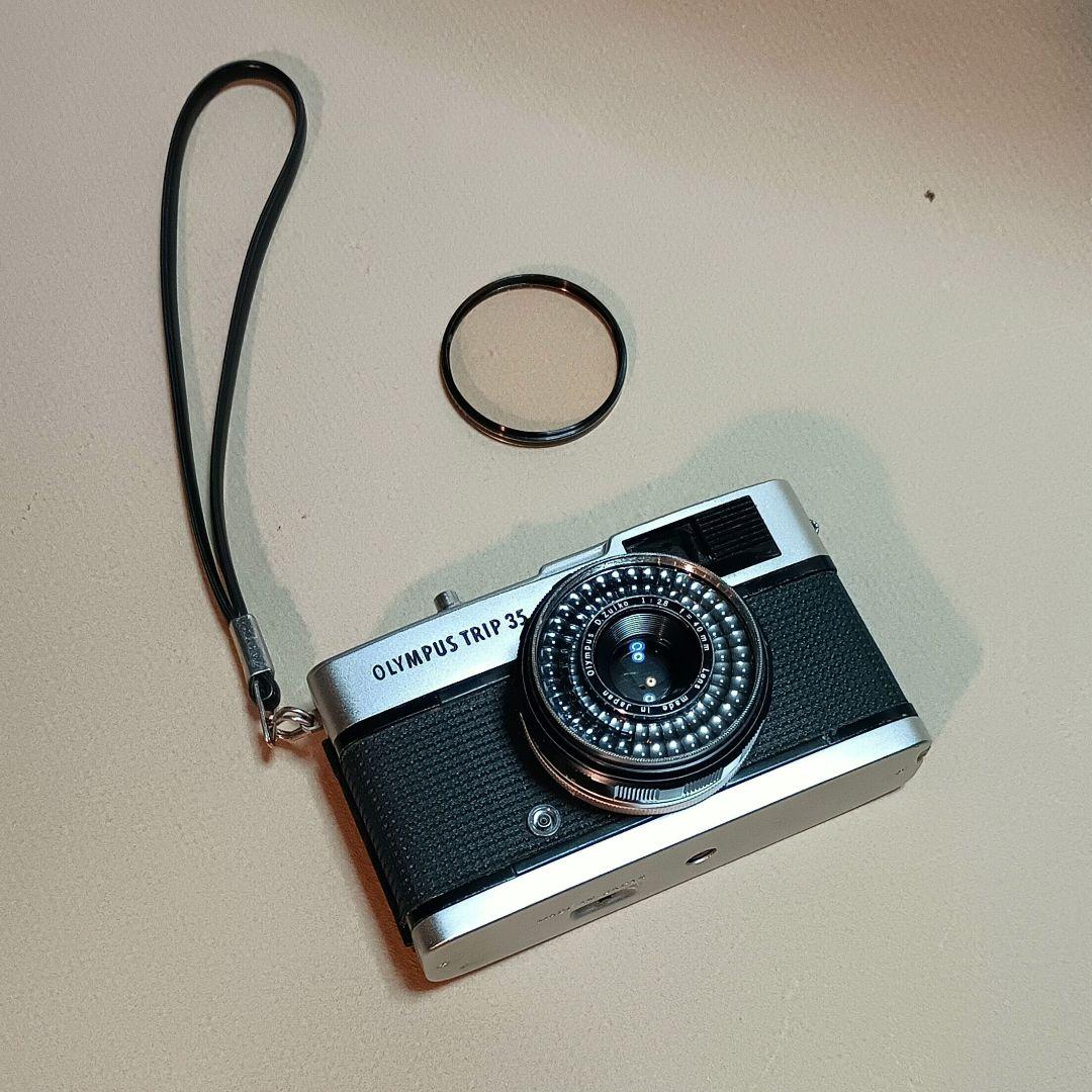 フィルムカメラ【整備、完動品、美品】オリンパス　トリップ35