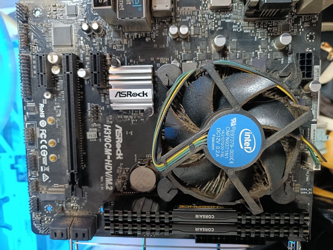 i5-9400F H310CM-HDV/M.2 マザボ DDR4メモリ8G×2