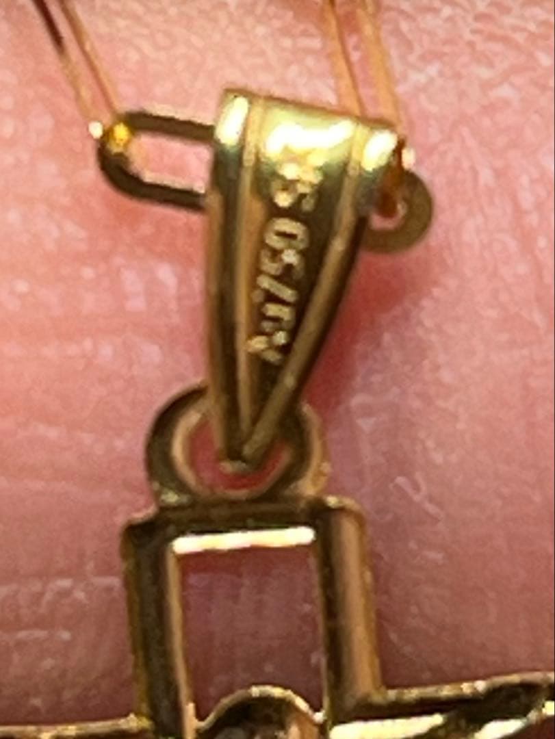 H*i様 【正規品】Au750 k18金ネックレス/ネックレストップ　セット