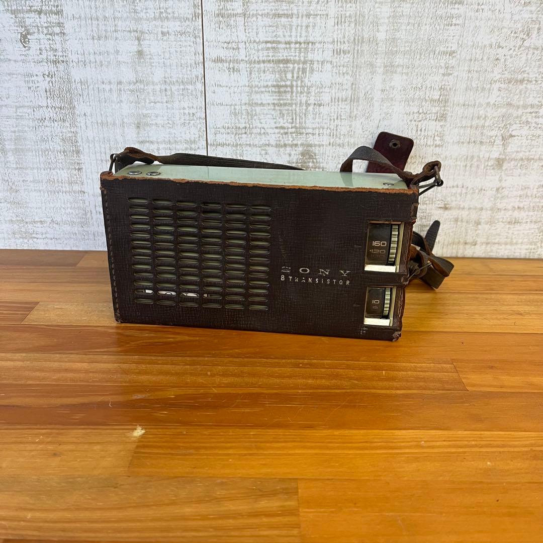 【アンティーク】SONY ソニー トランジスタラジオ TR-84 当時物 古道具