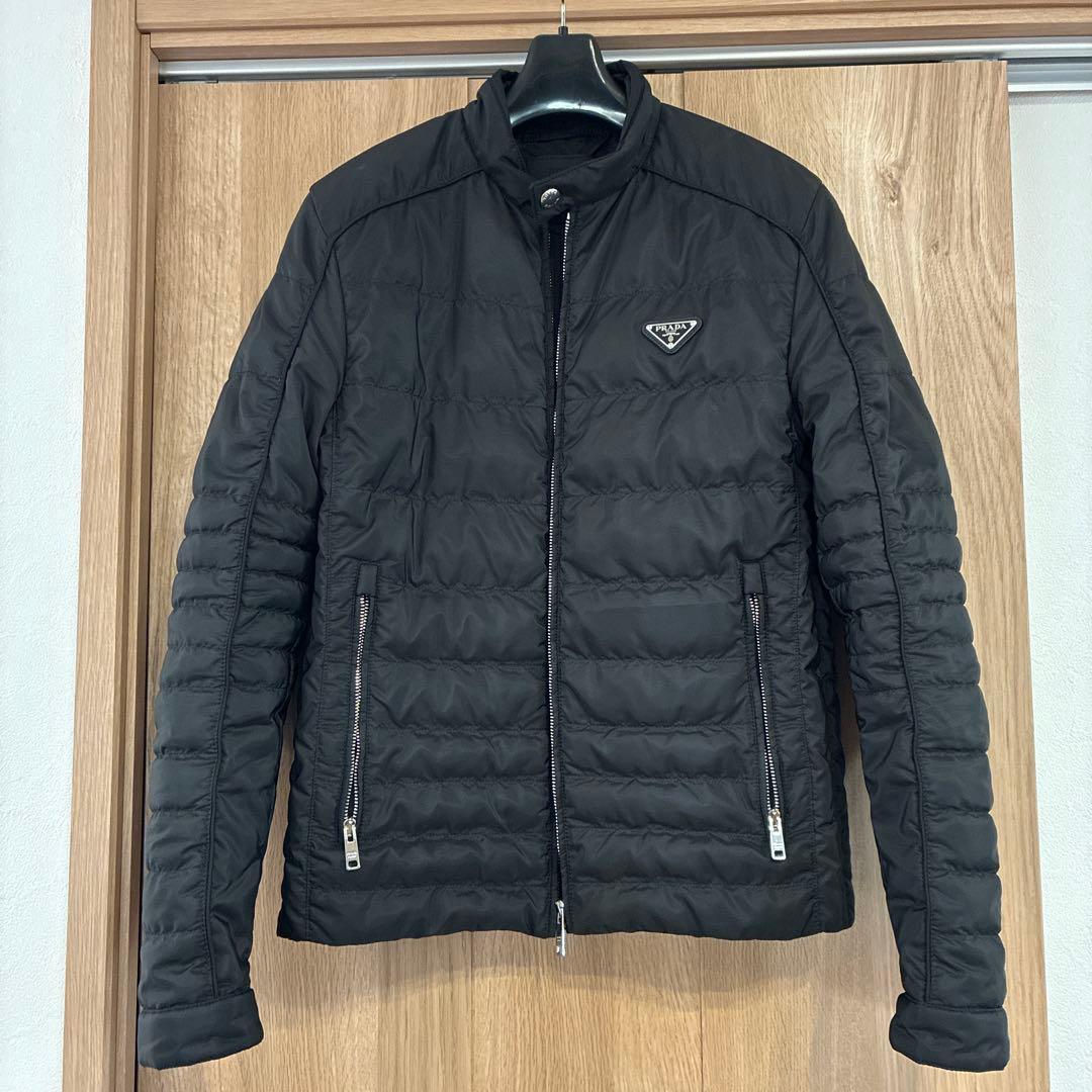 PRADA ブラック ダウンジャケット 46