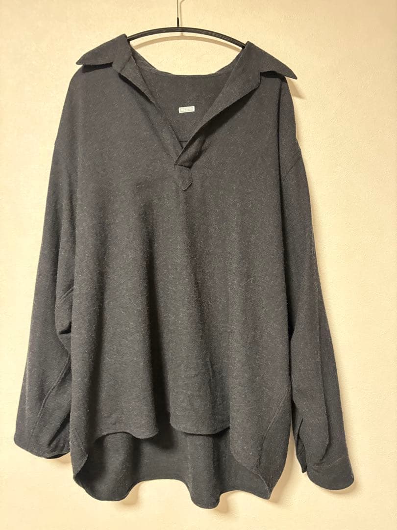 A.PRESSE 25AW Wool Skipper Shirt サイズ３