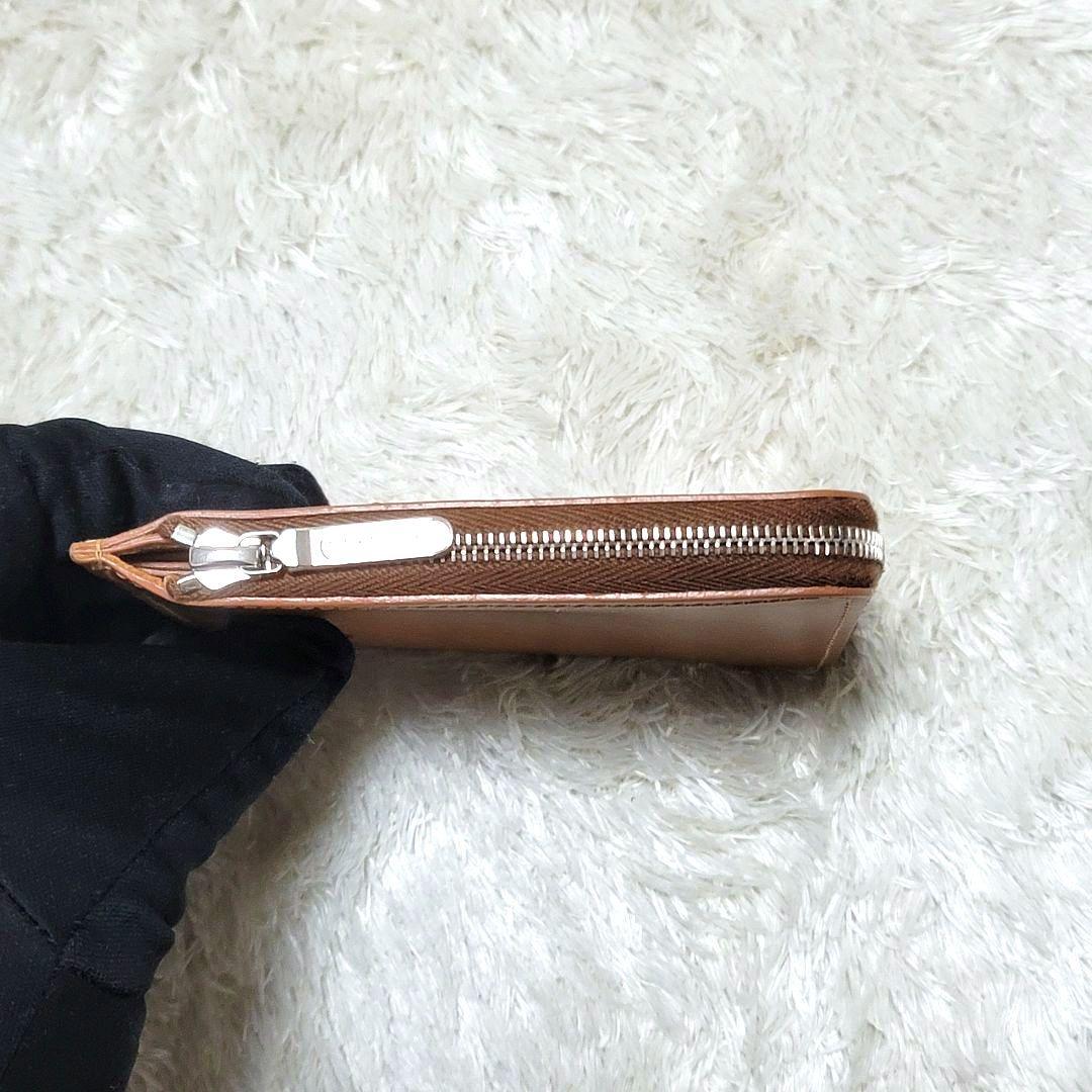 新品 Whitehouse Cox ブライドルレザー L字ファスナー ミニ財布