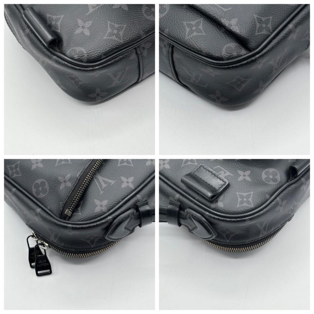 鑑定済 人気 ルイヴィトン モノグラム エクリプス バムバッグ ボディバッグ 黒