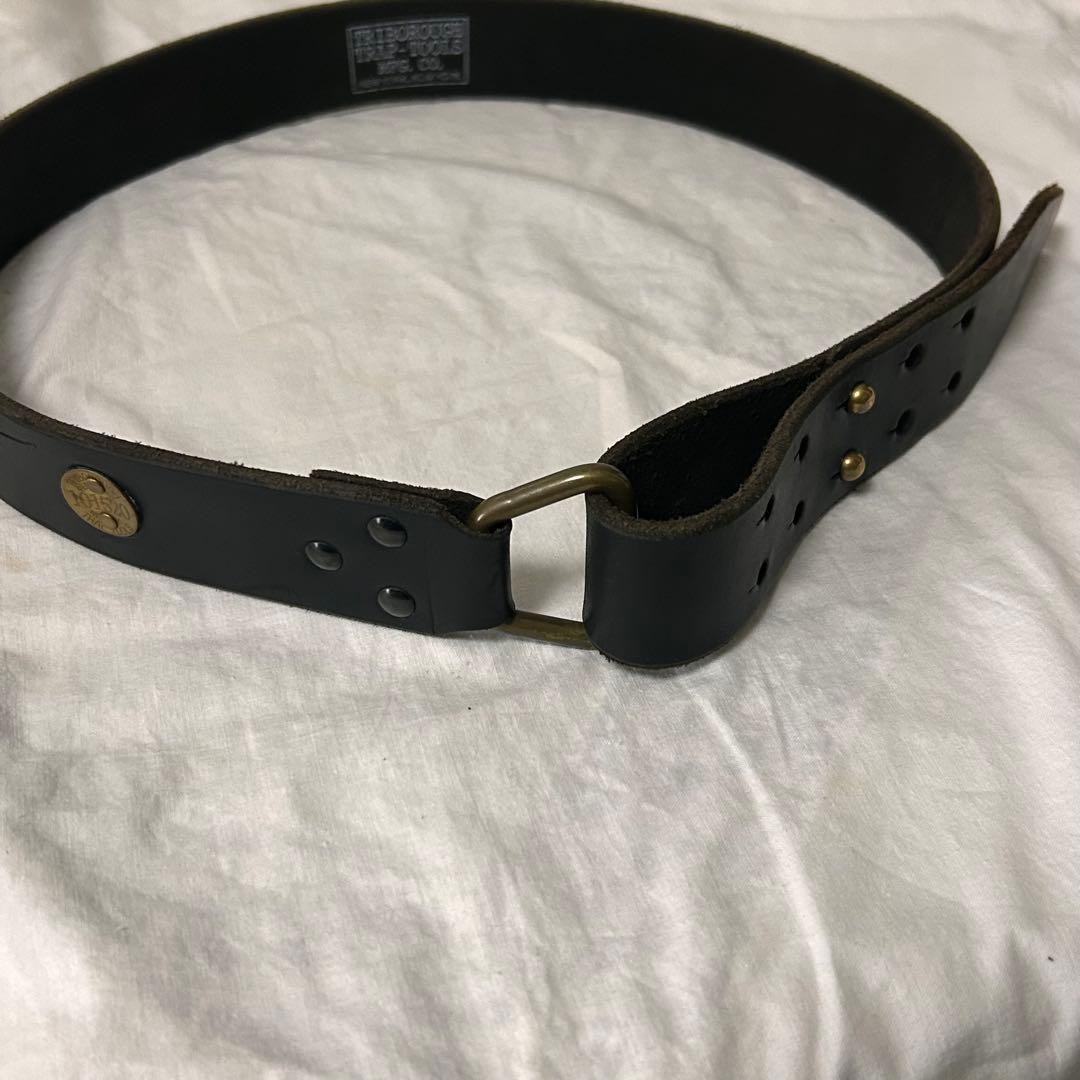 COLIMBO レザーベルト ハンティングベルト　34インチ　ブラック