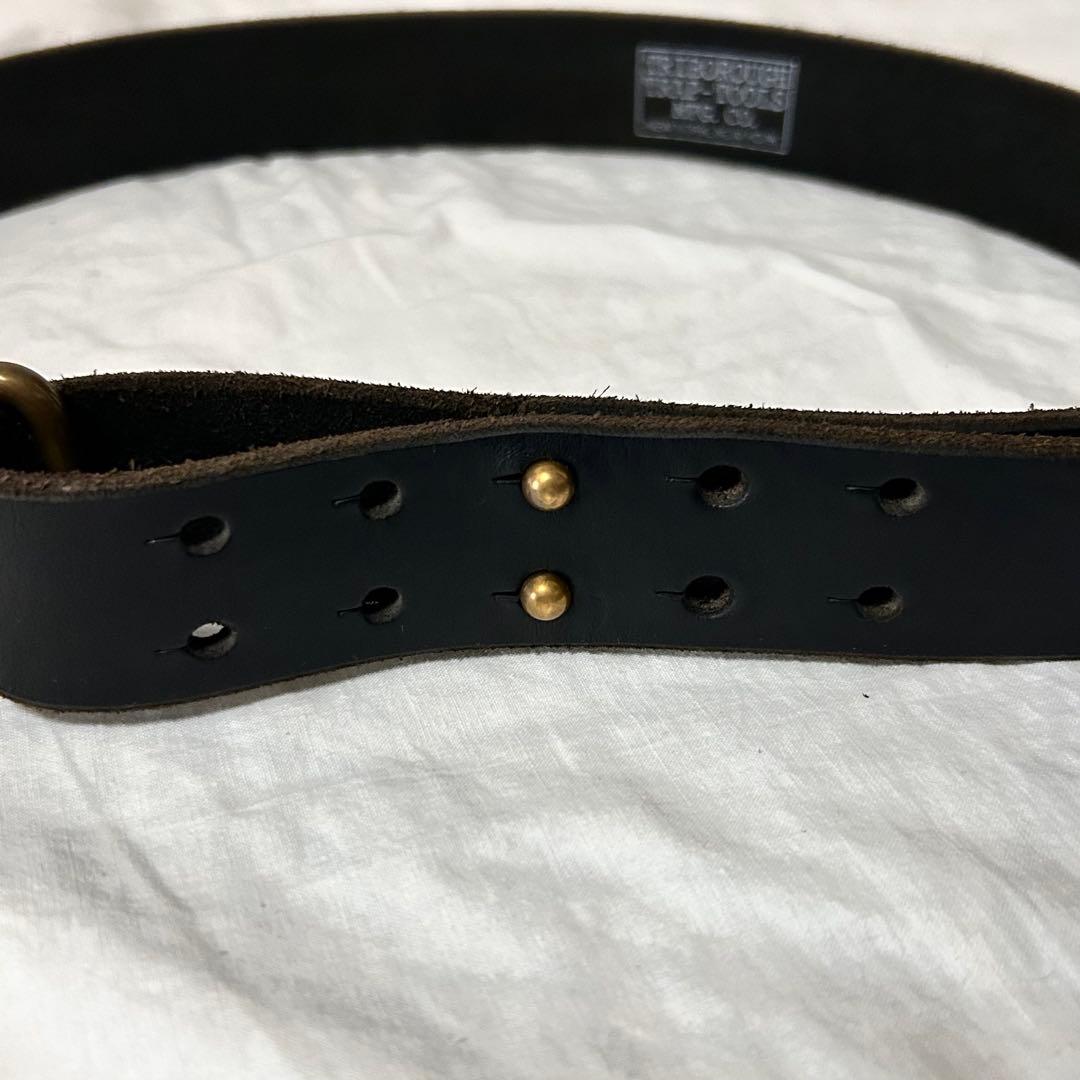 COLIMBO レザーベルト ハンティングベルト　34インチ　ブラック