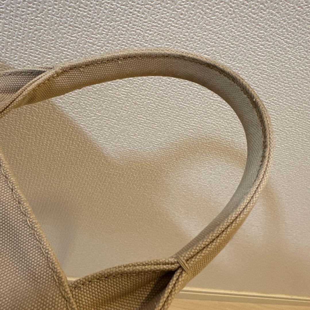 PRADA カナパ キャンバス トートバッグ ベージュ