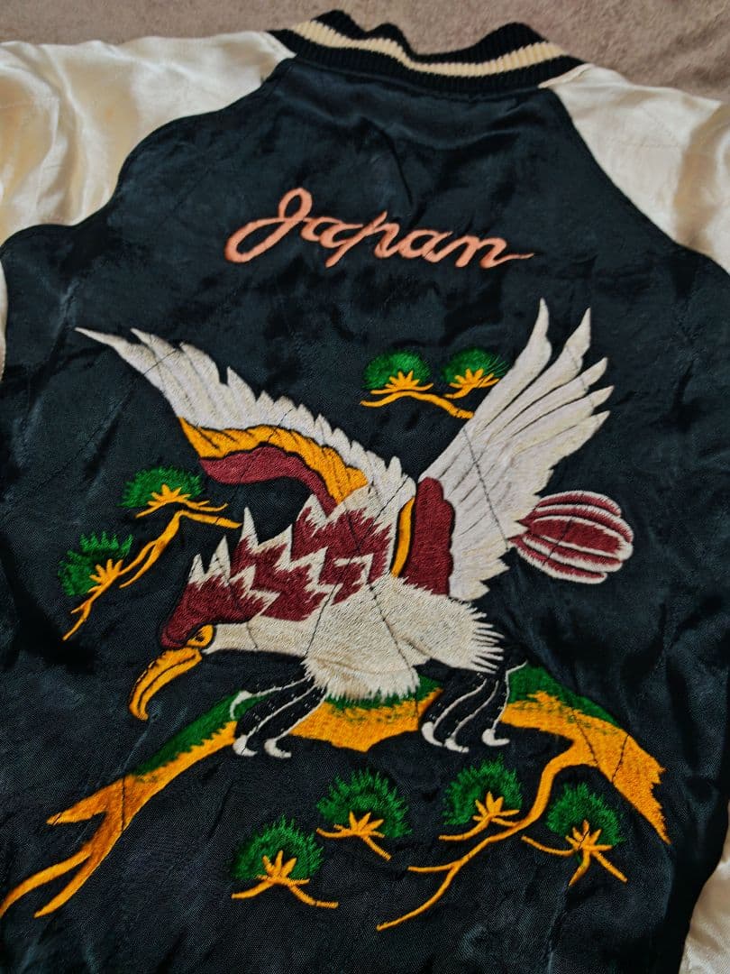 SEVEN ２面用 龍ワシ日本限定 スカジャン vintage レーヨン