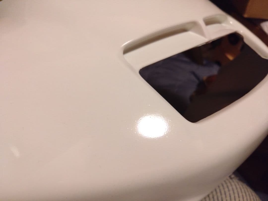 NS-1 AC12 アッパーカウル　傷補修・塗装済　ホンダ純正色　タフタホワイト