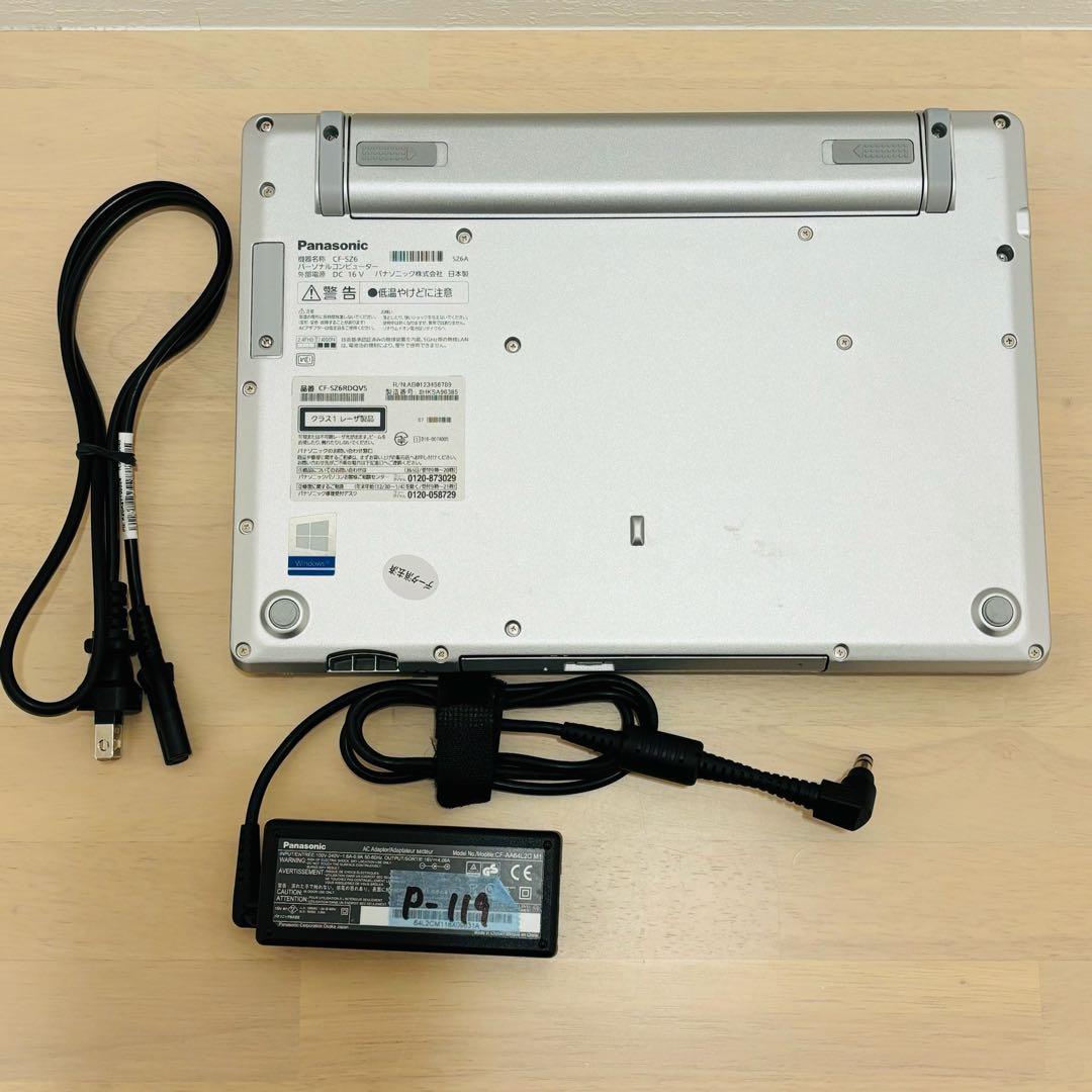 レッツノート PC Windows11 SSD DVD オフィス付き P-119