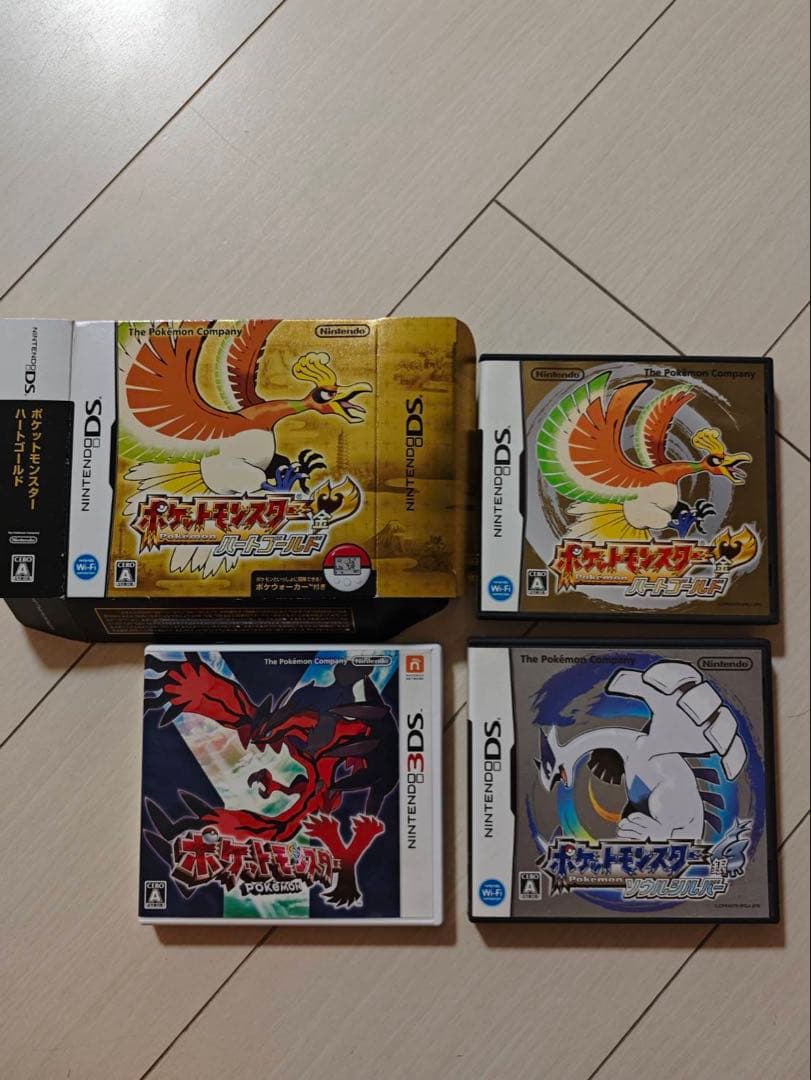 ポケットモンスター　ソウルシルバー　ハートゴールド　Y ゲームソフト　3DS
