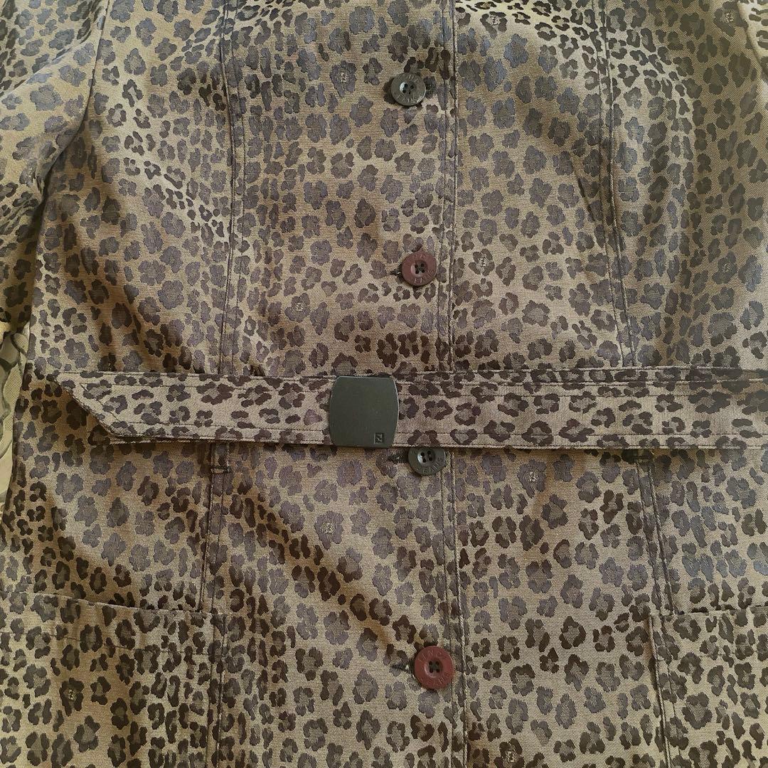 FENDIレオパード柄ジャケット