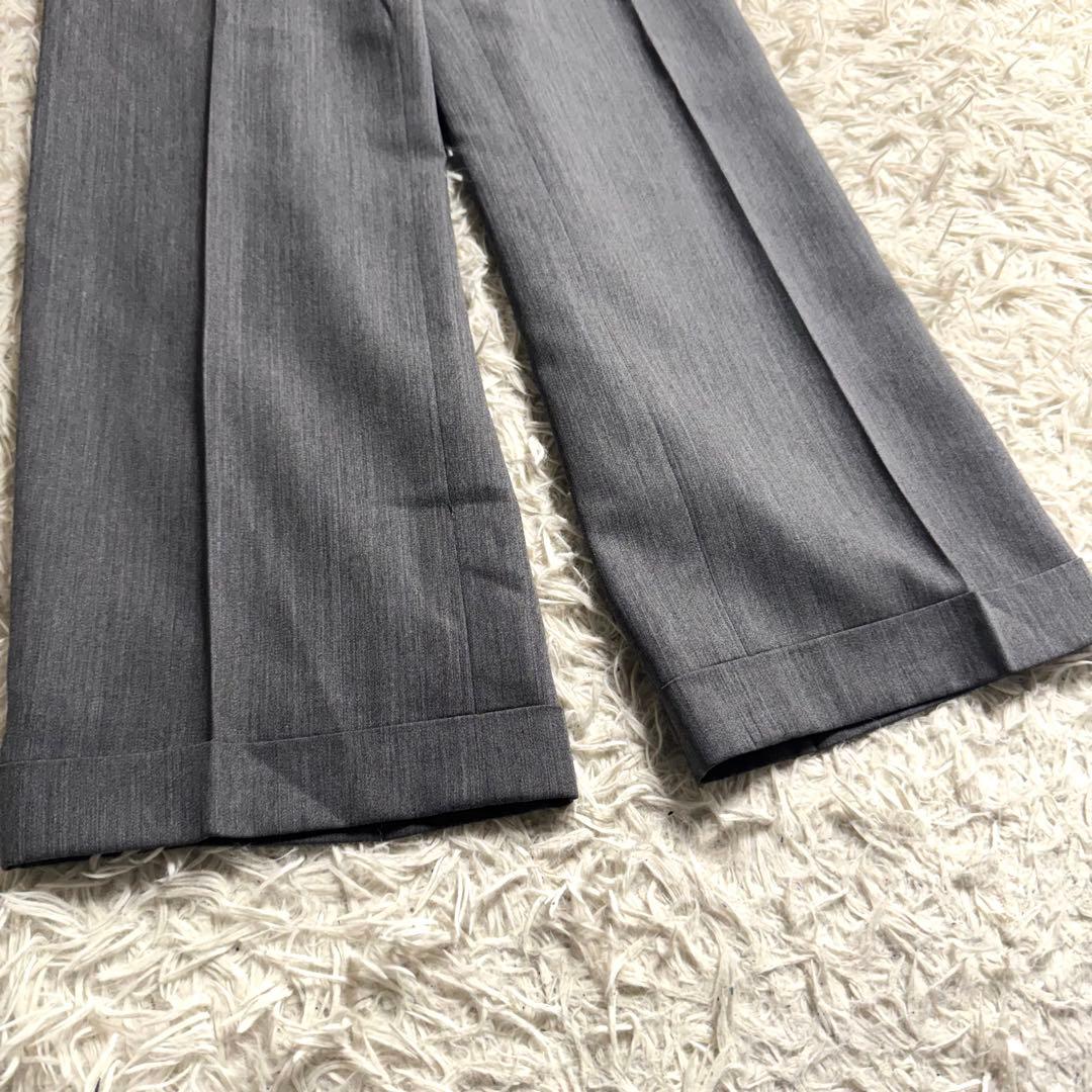バーバリーロンドン パンツスーツ セットアップ テーラード 2B グレー M〜L