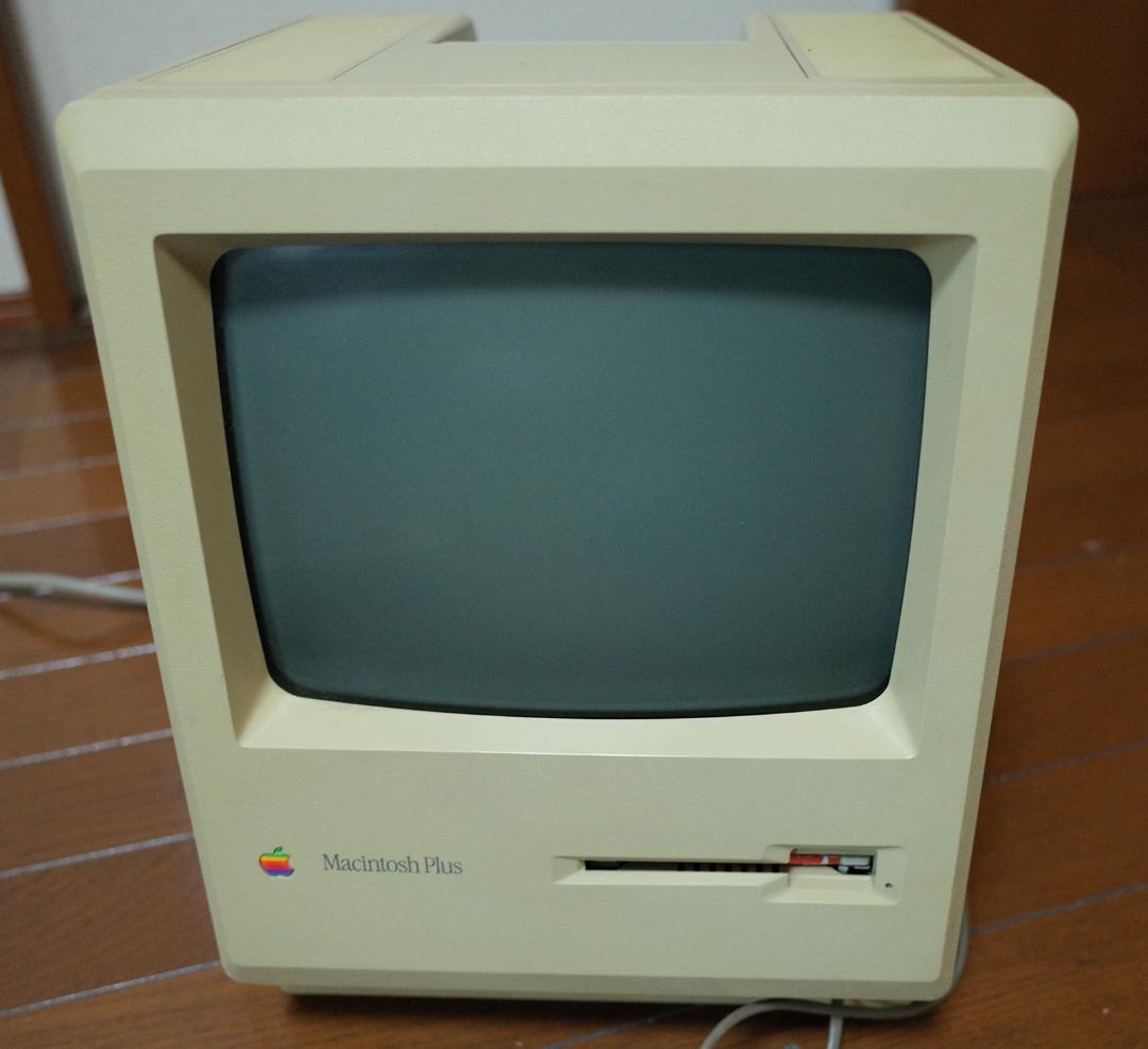 か*ん様 作動品 Apple Macintosh Plus 1Mb マッキントッ
