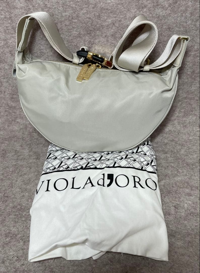 【3652】VIOLAd’ORO / ナイロン ボディーバッグ ショルダー