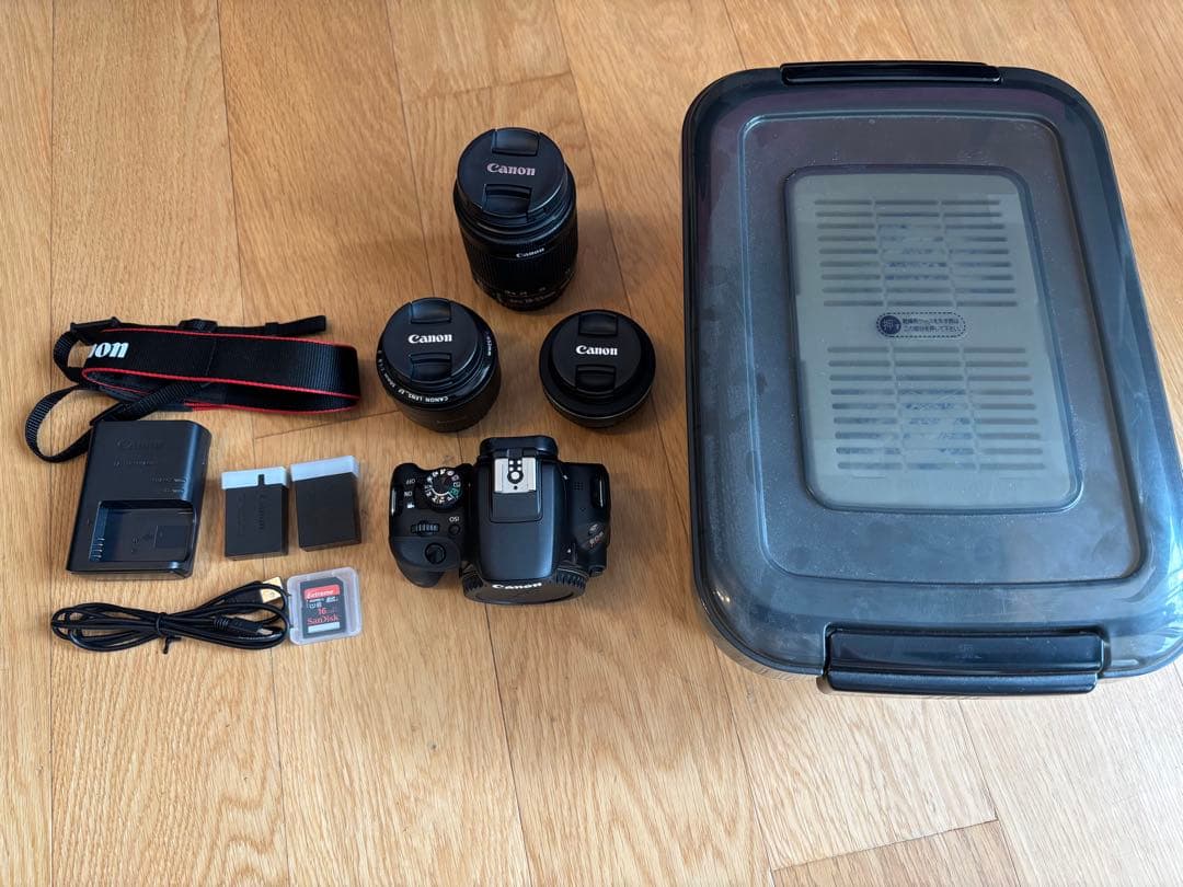 Canon EOS kiss x7 + レンズ3本 + 付属品