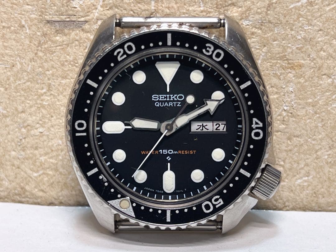 SEIKO クォーツ ダイバー 7548-7000 腕時計 150m