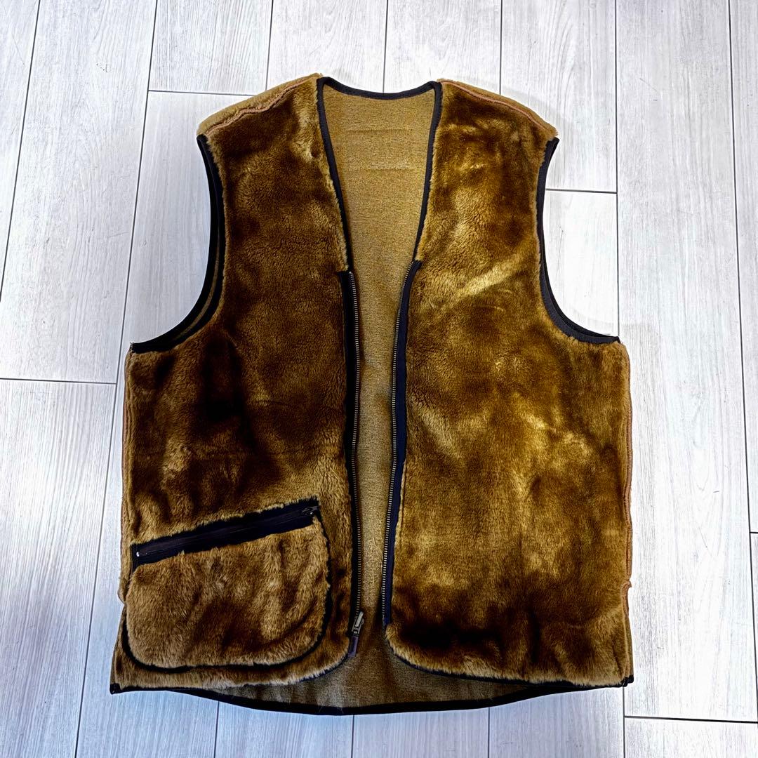 Barbour ブラウン フリース ベスト