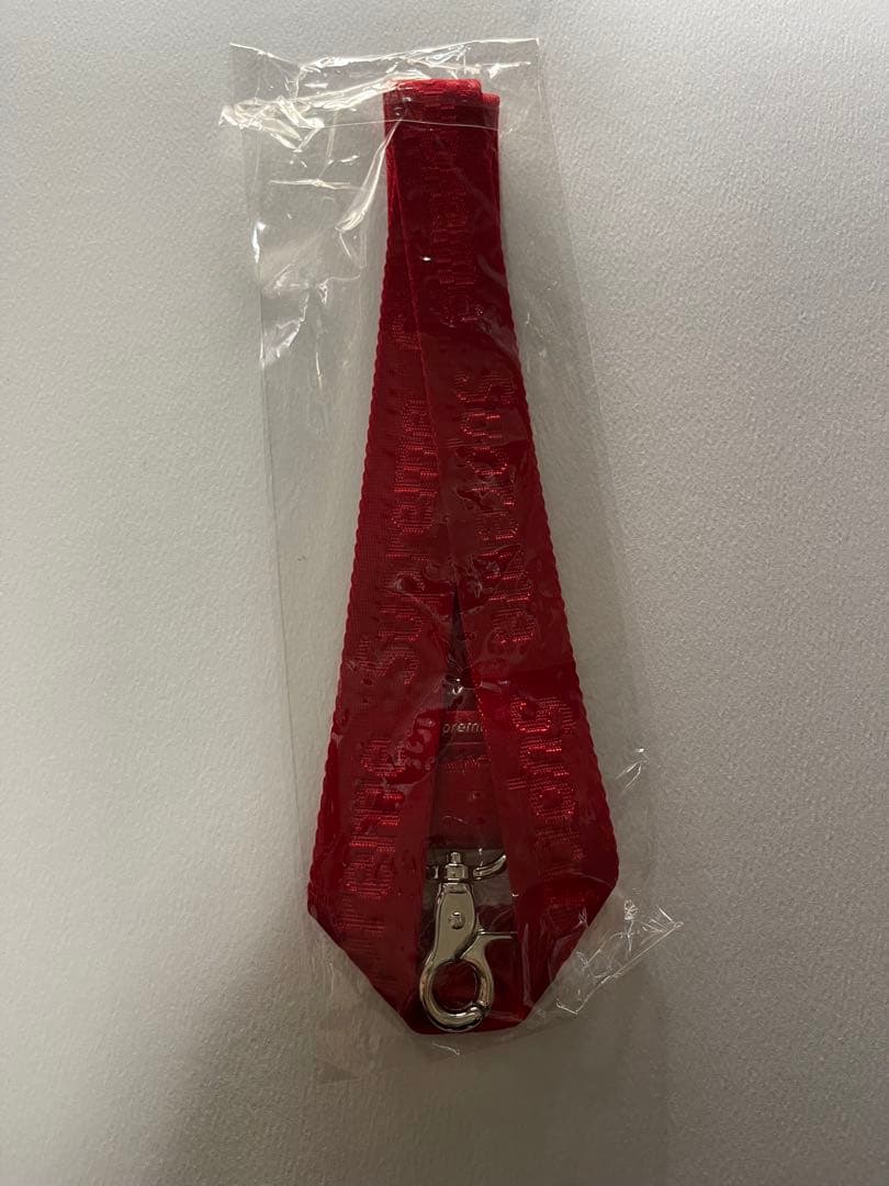 Supreme ネックストラップ レッド