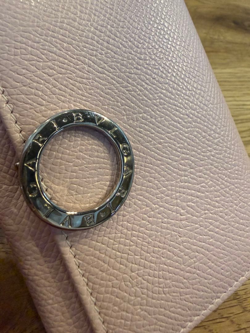 ブルガリ　30421 名刺入れカードケース　ピンク