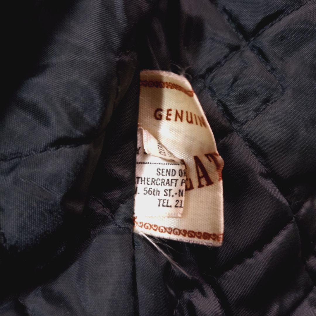 60s sears ライダース servalジップ 雰囲気抜群 ダブル USA製