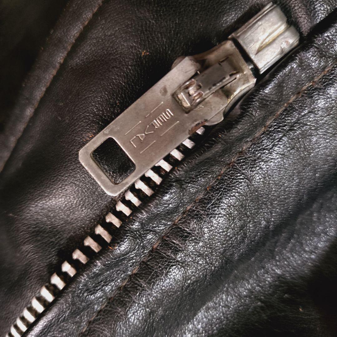 60s sears ライダース servalジップ 雰囲気抜群 ダブル USA製