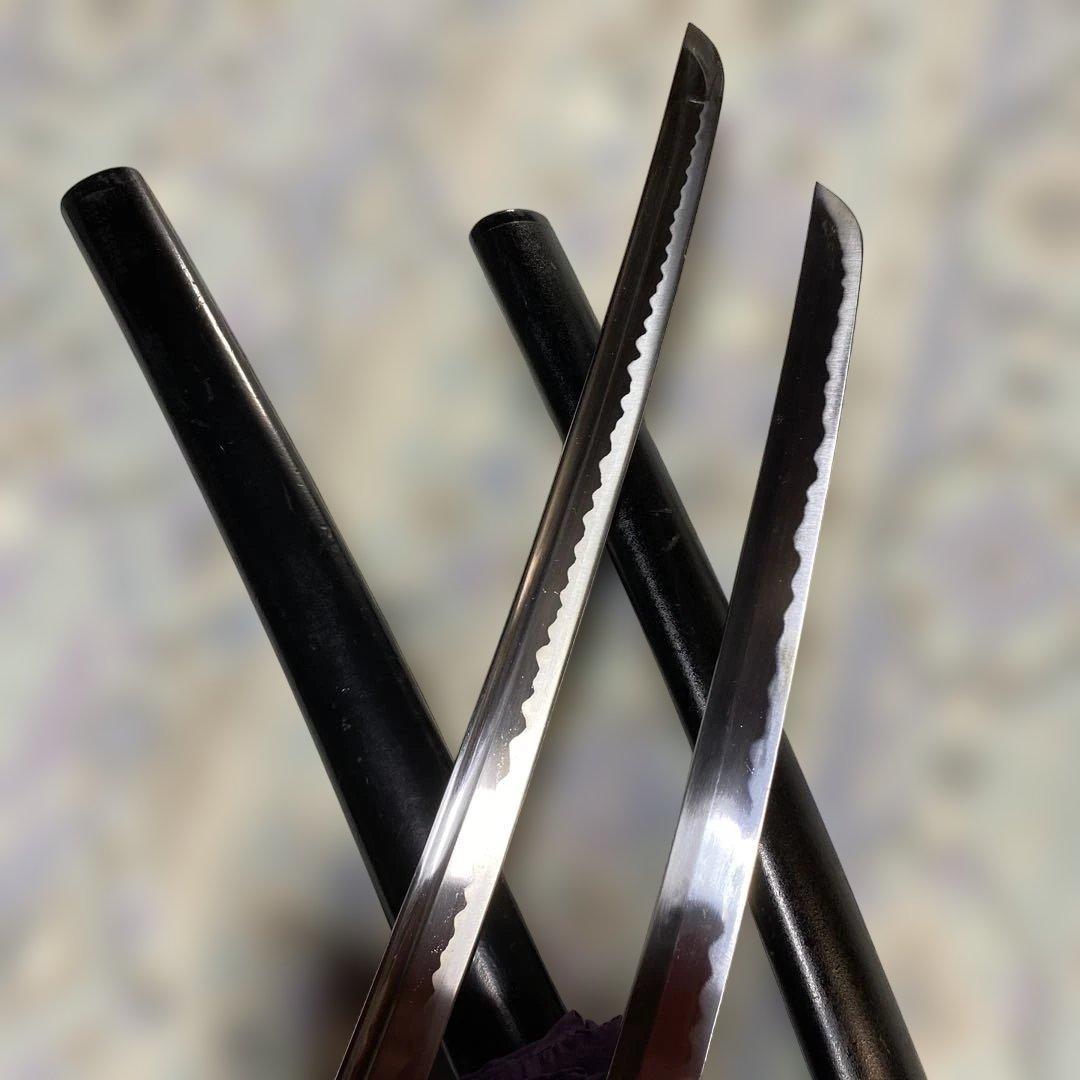 居合大刀(刀袋付)と脇差模造刀