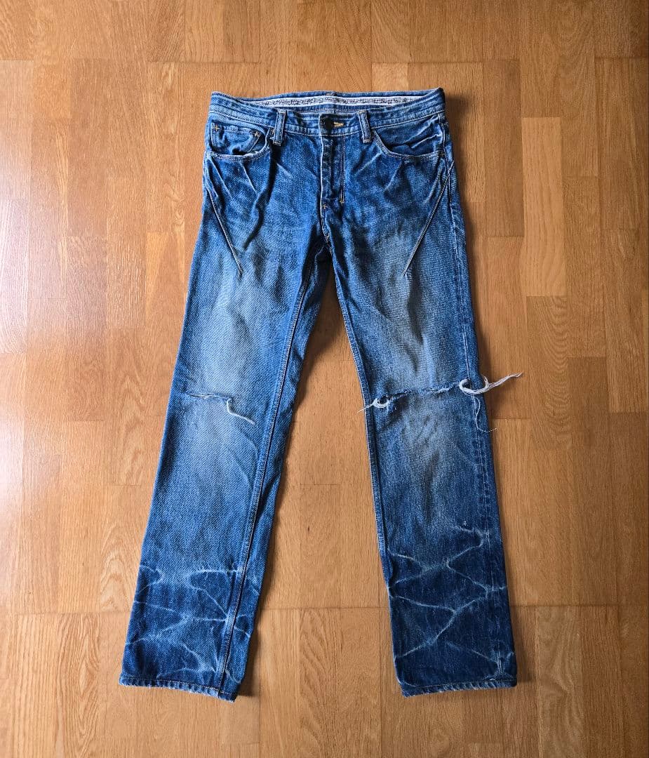ナンバーナイン⭐07About期ダメージ加工デニム2本セット⭐宮下期ソロイスト