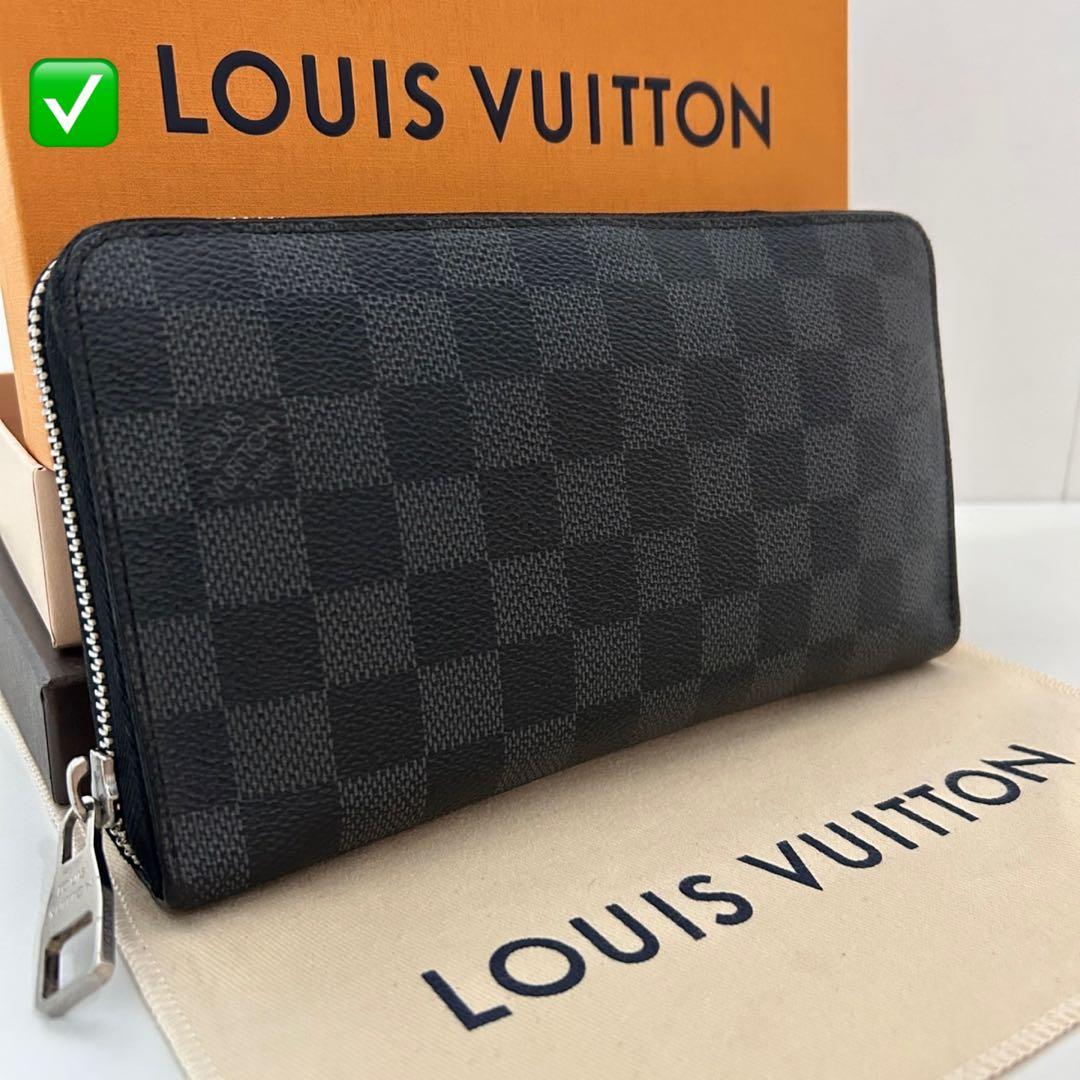 【良品】✅メンテ済み　ルイヴィトン　ダミエ　ジッピー　オーガナイザー　長財布