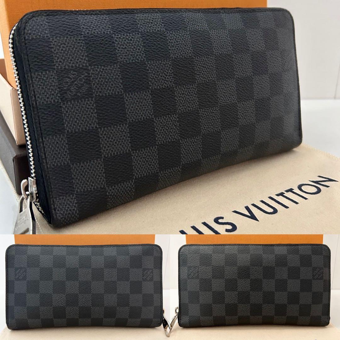 【良品】✅メンテ済み　ルイヴィトン　ダミエ　ジッピー　オーガナイザー　長財布