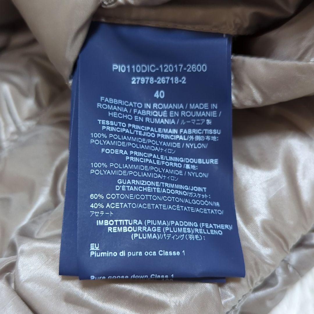 美品 HERNO 40 ICONICO エミリア ケープ ダウンベスト 半袖