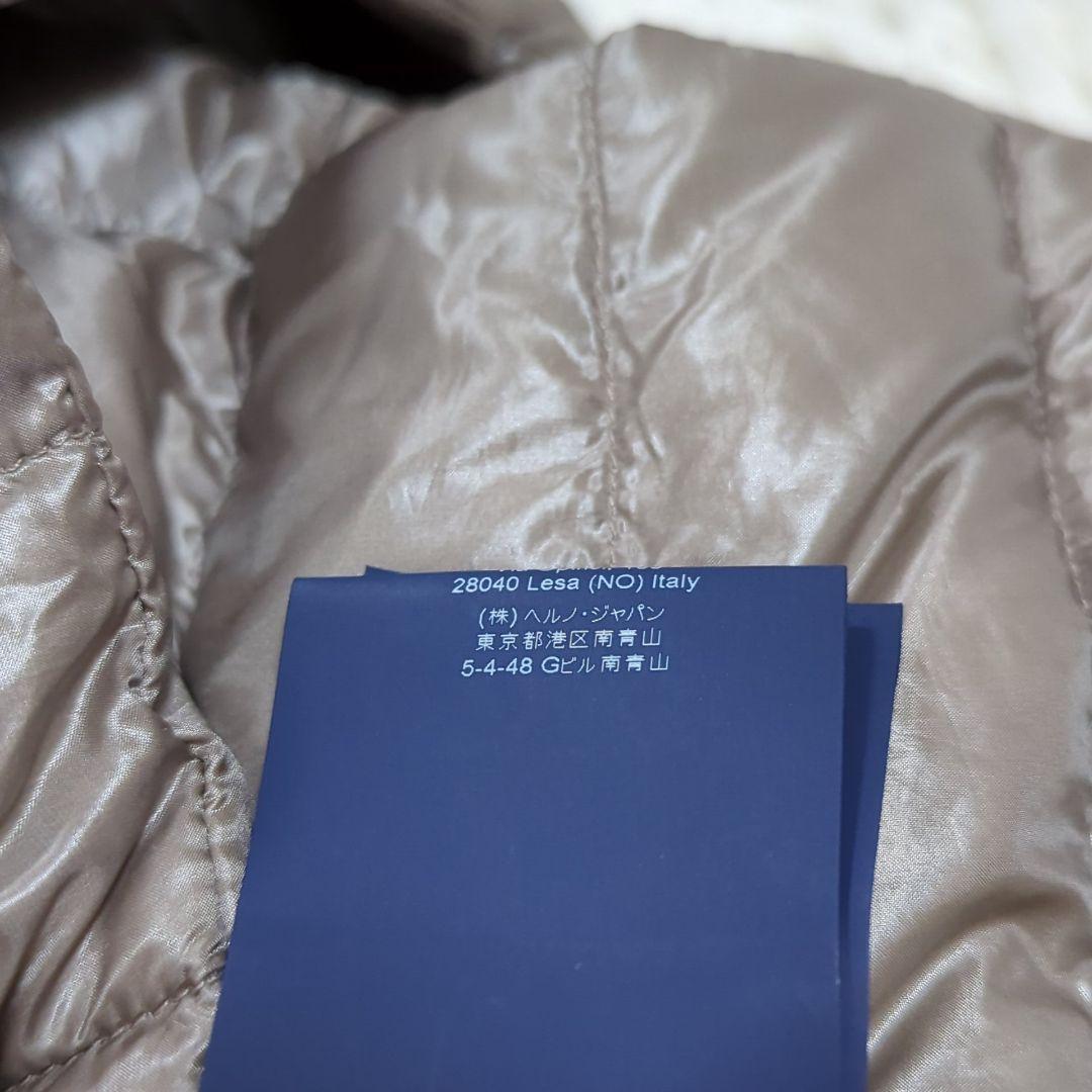 美品 HERNO 40 ICONICO エミリア ケープ ダウンベスト 半袖