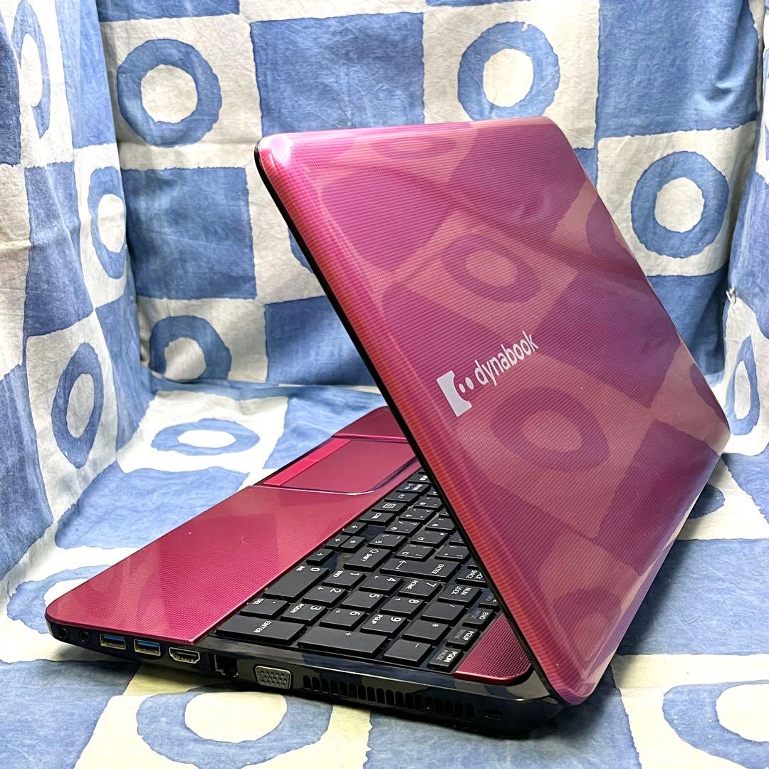 綺麗ブルーレイ♪快適SSD☆i5☆可愛いピンクノートPC♪カメラ付！Win11