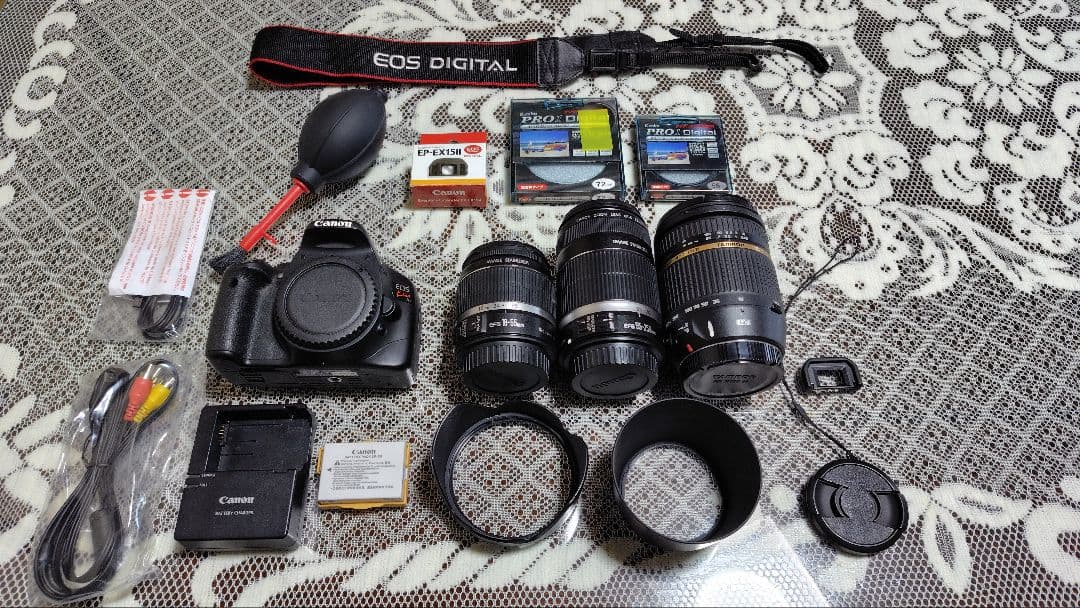 Canon EOS Kiss X4 ダブルレンズキット + TAMRONレンズ他