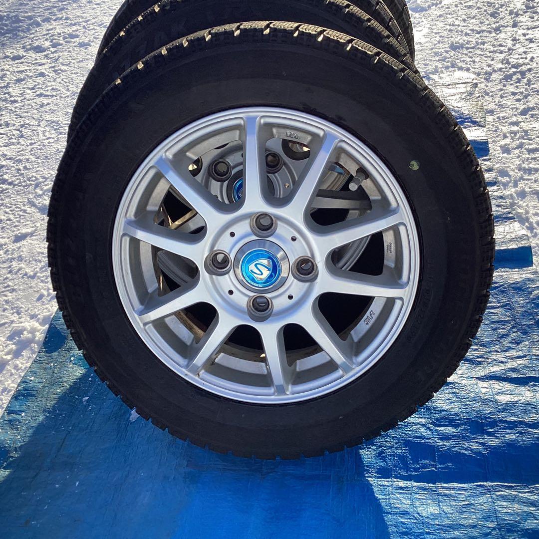 軽自動車用ブリザック155/65R13 ４本のうち２本❗️ やまゆたです‼️